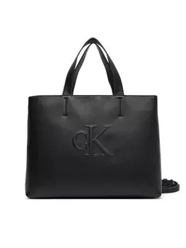 Сумочка Sculpted Mini Ew Tote LV04K3111G Calvin Klein Jeans, черный