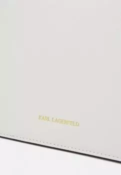 Сумочка Signature Crossbody KARL LAGERFELD, кремовый