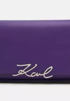 Сумочка SIGNATURE KARL LAGERFELD, фиолетовый
