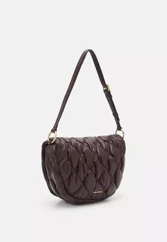 Сумочка SIGNATURE KUILT FLAP KARL LAGERFELD, коричневый