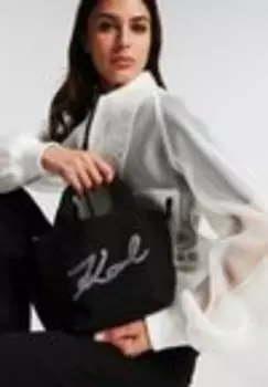 Сумочка SIGNATURE RHINESTONE SMALL Karl Lagerfeld, черный