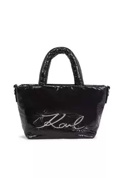 Сумочка SIGNATURE SOFT SMALL KARL LAGERFELD, черный