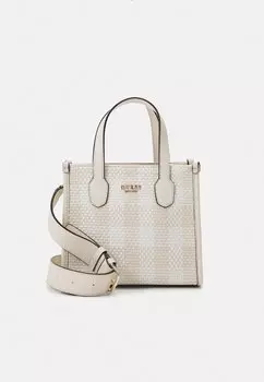 Сумочка SILVANA MINI TOTE Guess, цвет Stone Multi