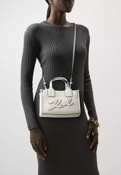 Сумочка Skuare Tote Grainy KARL LAGERFELD, кремовый