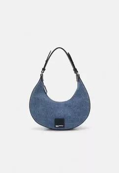 Сумочка Small Half Moon Karl Lagerfeld, синий