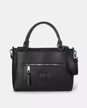 Сумочка со съемной регулируемой ручкой и двумя бардачками на магнитной застежке Torrens, черный