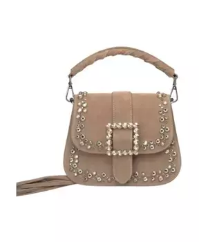 Сумочка со стразами Alma En Pena, коричневый