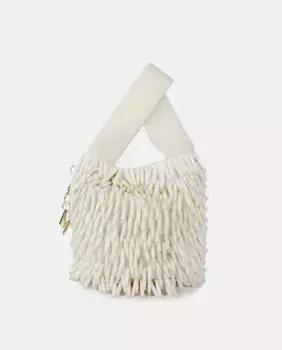 Сумочка со стразами Lola Casademunt, цвет Crudo