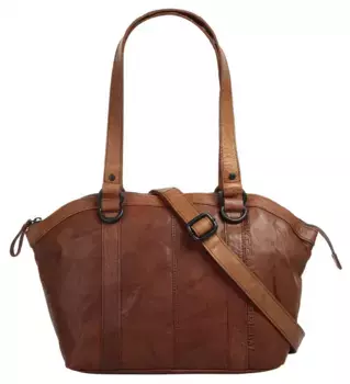 Сумочка Spikes & Sparrow, натуральная кожа, цвет Cognac