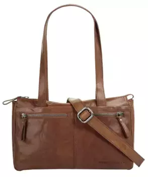 Сумочка Spikes & Sparrow, натуральная кожа, цвет Cognac