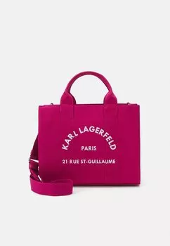 Сумочка Square Medium Tote KARL LAGERFELD, красный