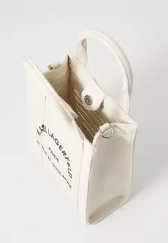 Сумочка SQUARE SMALL TOTE KARL LAGERFELD, кремовый