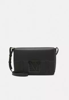 Сумочка СУМКА НА РЕМЕНЬ ЖЕНСКАЯ СРЕДНЯЯ Armani Exchange, черная