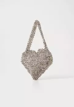Сумочка SWAN BEADED BAG Sister Jane, серебристый