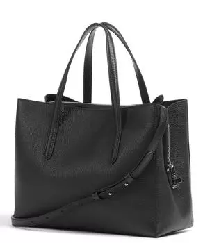 Сумочка Swap из зерненой яловой кожи Coccinelle, черный