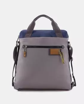 Сумочка-трансформер в рюкзак комбинированного серого цвета Scharlau, серый