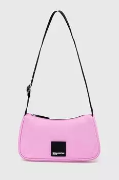 Сумочка URBAN NYLON BAGUETTE Karl Lagerfeld Jeans, розовый