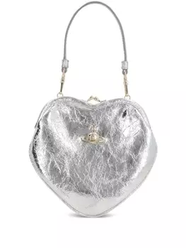 Сумочка Vivienne Westwood Belle Heart Frame, серебряный