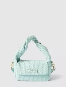 Сумочка в плетеном виде Valentino, светло-синий