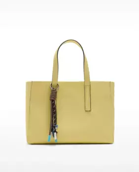 Сумочка в стиле тоут, трансформируемая в сумку через плечо с простой застежкой-молнией Parfois, жёлтый
