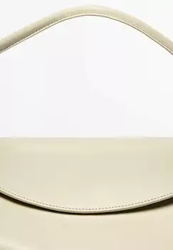 Сумочка With Knots Massimo Dutti, белая