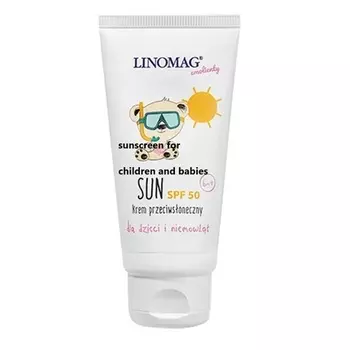 Sun Детский солнцезащитный крем Spf50 50мл, Linomag