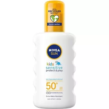 Sun Kids Pure & Sensitive Солнцезащитный спрей Spf50+ 200 мл, Nivea