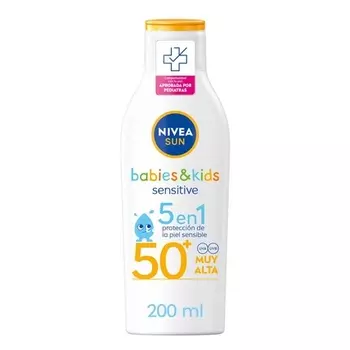 Sun Kids Sensitive Protect & Play Детский солнцезащитный крем SPF 50, 200 мл, Nivea