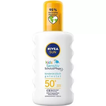 Sun Kids Sensitive Sun спрей с SPF 50+ 200мл, Nivea