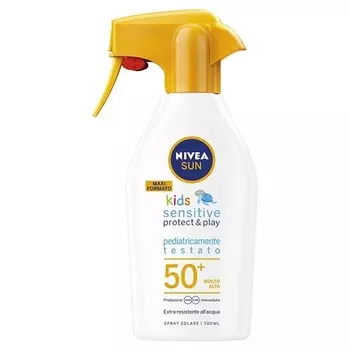 Sun Maxi Kids Sensitive Protect & Play Солнцезащитный спрей 300 мл, Nivea