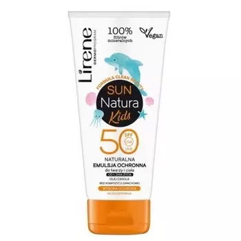 Sun Natura Kids Натуральная защитная эмульсия SPF50 100 мл лирен Assorted