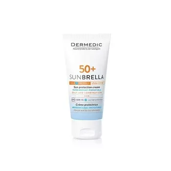 Sunbrella Солнцезащитный крем для жирной и комбинированной кожи Spf 50+ 50G, Dermedic