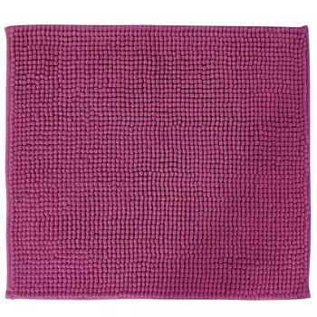 SunDeluxe Коврик для ванной из синели 45 x 50 см Фиолетовый Нескользящий мохнатый коврик для ванной Wellness Коврик для ванной Абсорбирующий и пушистый DILUMA, розовый