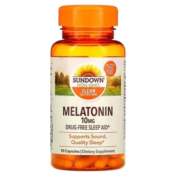 Sundown Naturals Мелатонин 10 мг, 90 капсул