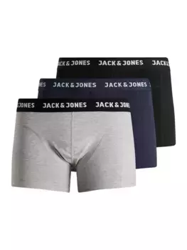 Сундук Jack & Jones "JACANTHONY TRUNKS 3 PACK NOOS" (3 шт. в упаковке, 3 шт. в упаковке), черный