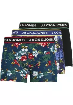 Сундук Jack & Jones "JACFLOWER TRUNKS 3 PACK.NOOS" (упаковка, 3 шт.), черный