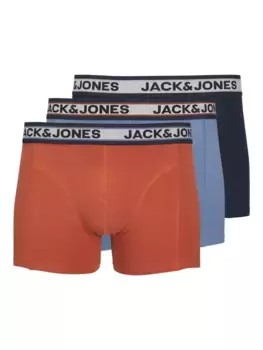 Сундук Jack & Jones "JACMARCO SOLID TRUNKS 3 PACK NOOS" (упаковка, 3 шт.), синий