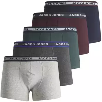 Сундуки Jack & Jones Junior "JACOLIVER TRUNKS 5 PACK NOOS JNR" (упаковка, 5 шт.), зеленый