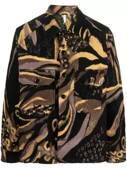 Sunflower куртка-рубашка Animal CPO, черный