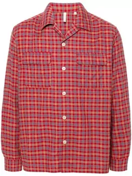 Sunflower рубашка в клетку, красный
