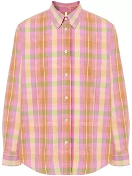 Sunflower рубашка в клетку, розовый