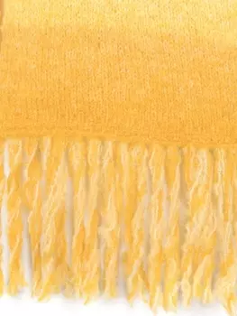 Sunflower шарф с эффектом омбре, желтый
