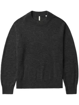 Sunflower шерстяной джемпер с круглым вырезом, черный