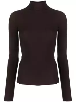 Sunnei футболка с длинными рукавами, коричневый