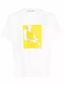 Sunnei футболка с фотопринтом, белый