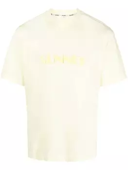 Sunnei футболка с логотипом, желтый