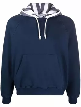 Sunnei худи в полоску, синий