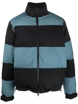 Sunnei пуховик в полоску, синий