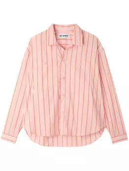 Sunnei рубашка в полоску, розовый