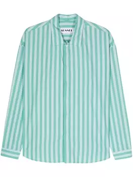 Sunnei рубашка в полоску, синий